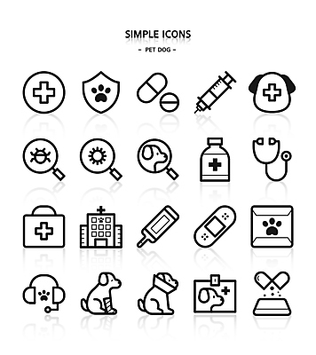전신 아이콘 여러마리 청진기 돋보기 병원 주사기 사람없음 알약 헤드셋 반창고 바이러스 개 벌레 구급상자 약병 온도계 체온계 라인아이콘 심플아이콘 붕대 십자 동물병원 깁스 개밥그릇 십자모양 처방전 2D아이콘 AI파일 모양 그릇 음향기기 다수 곤충 포유류 의학 의료기기 약 헤드폰 의료용품 애견용품 병_담는 파일형식 벡터