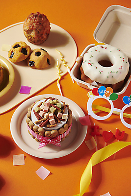 포토 JPG 스튜디오촬영 사람없음 선글라스 케이크 생일 도넛 먹이 오브젝트 개사료 애견간식 영양_영양소 펫푸드 국내포토 기념일 안경 디저트 실내 애견용품 영양소 파일형식