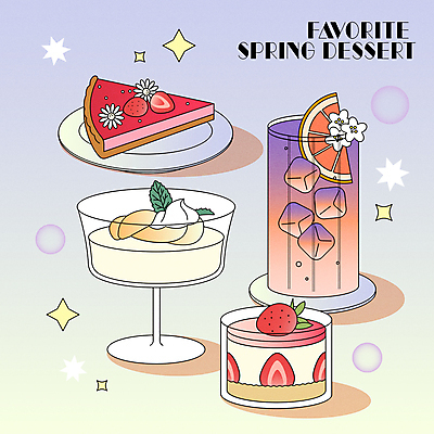 과일 일러스트 디저트 사람없음 봄 파이 에이드 국내일러스트 AI파일 계절 음료 음식 빵 파일형식 벡터