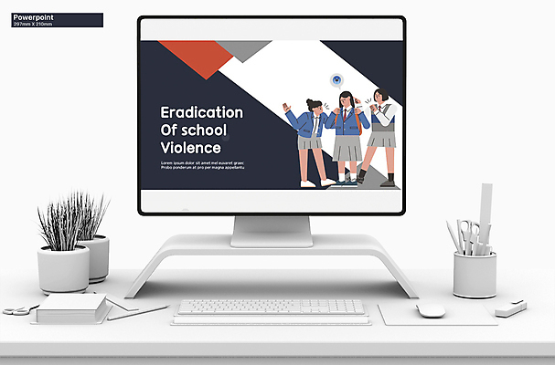 전신 템플릿 여자 교육 교복 학교 청소년 세명 손들기 검은색 주먹 금지 가리킴 폭력 PPT 프레젠테이션 문서템플릿 예방 학교폭력 십대여자만 애니형PPT 9P 이미지템플릿 옷 컬러 모션 사람 손짓 사회이슈 여자만 십대만 파일형식