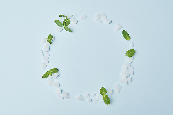 포토 JPG 스튜디오촬영 하늘색 화이트데이 디저트 프레임 사탕 사람없음 원형 민트 자일리톨 국내포토 도형 음식 데이이벤트 실내 파란색 허브 파일형식