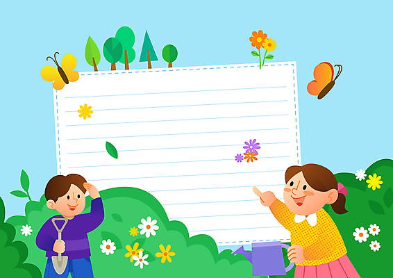 여자 남자 어린이 일러스트 프레임 들기 소녀 소년 상반신 두명 손들기 사각형 봄 물뿌리개 가리킴 체험학습 삽 신학기 원예 어린이만 카피스페이스 가정통신문 국내일러스트 AI파일 도형 계절 모션 사람 손짓 취미 공백 체험 소식지 파일형식 벡터