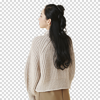 편집이미지 응시 여자 한명 누끼 상반신 20대 성인 뒷모습 한국인 니트 PNG 성인여자한명만 1 시선 뷰포인트 상의 사람 동양인 청년 여자한명만 성인여자만 파일형식