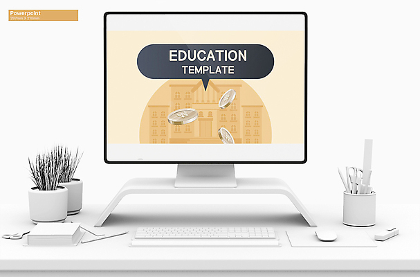 템플릿 사람없음 금융 동전 주황색 PPT 프레젠테이션 문서템플릿 은행 금융거래 애니형PPT 9P 이미지템플릿 컬러 돈 경제 파일형식