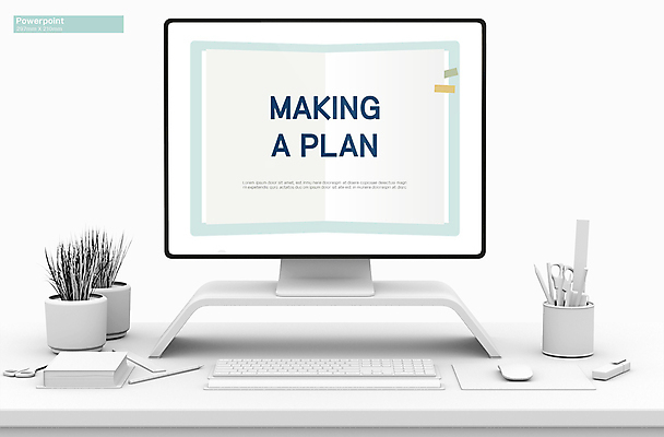 템플릿 하늘색 사람없음 다이어리 계획 PPT 프레젠테이션 문서템플릿 애니형PPT 9P 이미지템플릿 컨셉 파란색 사무용품 파일형식