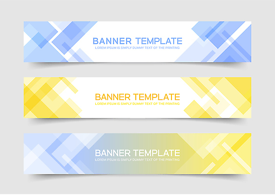 배너 가로배너 백그라운드 일러스트 사람없음 가로 파란색 세트 노란색 유행 그라데이션 트렌드컬러 국내일러스트 AI파일 컬러 파일형식 벡터