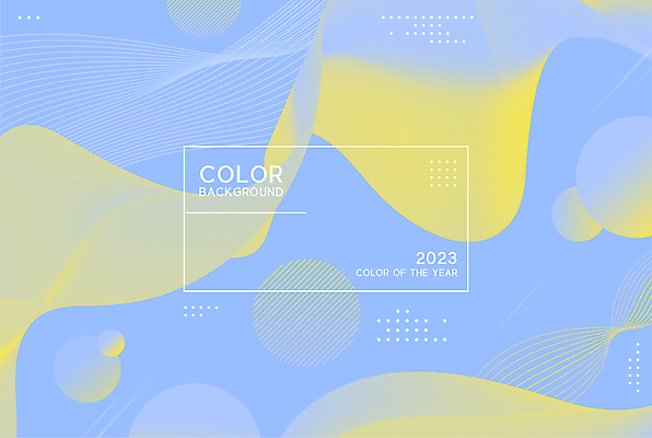 물결 백그라운드 곡선 일러스트 추상 사람없음 파란색 노란색 유행 트렌드컬러 국내일러스트 AI파일 선 컬러 무늬 파일형식 벡터