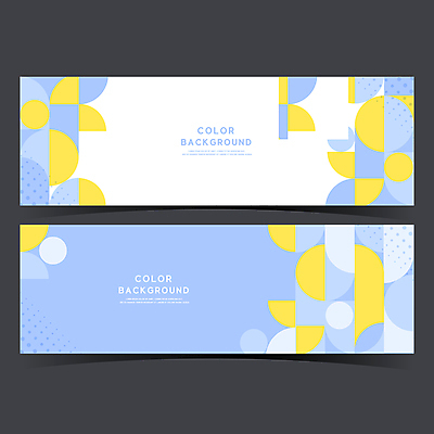 백그라운드 일러스트 사람없음 파란색 노란색 유행 기하학 지오메트릭 트렌드컬러 국내일러스트 AI파일 컬러 무늬 파일형식 벡터