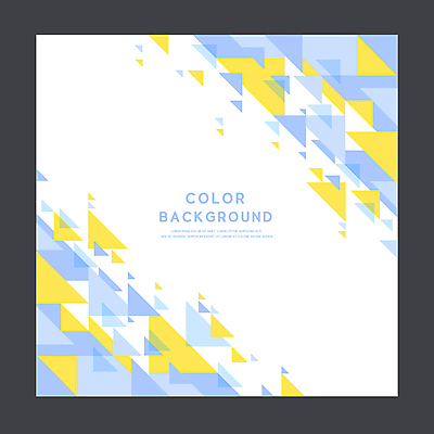 도형 백그라운드 일러스트 사람없음 파란색 노란색 유행 기하학 지오메트릭 트렌드컬러 국내일러스트 AI파일 컬러 무늬 파일형식 벡터