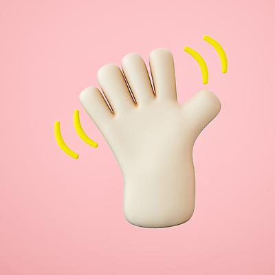 PSD 편집이미지 손 신체부위 3D 손인사 손흔들기 편집3D 모션 사람 인사 디지털합성 파일형식