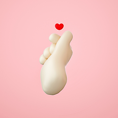 PSD 편집이미지 손 신체부위 3D 하트 손하트 편집3D 모양 사람 손짓 디지털합성 파일형식