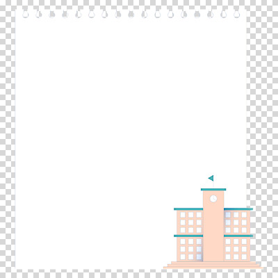 편집이미지 학교 프레임 누끼 사람없음 건물 스케치북 PNG 카피스페이스 건축물 교육 학용품 공백 파일형식