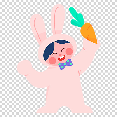 전신 편집이미지 남자 어린이 한명 웃음 들기 누끼 소년 분장 당근 할로윈 토끼 PNG 인형옷 소년한명만 1 옷 포유류 모션 뿌리채소 표정 사람 반려동물 남자한명만 소년만 파일형식