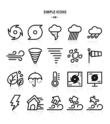 나무 아이콘 우산 자동차 바람 주택 사람모양 사람없음 회오리 비 뉴스 온도계 체온계 번개 일기예보 자연재해 빗방울 라인아이콘 심플아이콘 흔들림 태풍 풍향계 토네이도 2D아이콘 AI파일 자연요소 모양 식물 육상교통 모션 자연현상 날씨 건물 기계 비_날씨 재해 파일형식 벡터