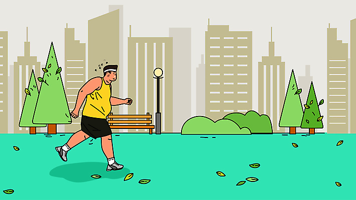 전신 공원 남자 다이어트 한명 성인 초록색 운동복 걷기 건강관리 비만 성인남자한명만 모션그래픽 MP4 MOV 1 옷 공공시설 컬러 모션 건강 관리 사람 몸매 동영상 남자한명만 성인남자만 파일형식