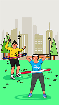 전신 공원 여자 다이어트 성인 두명 운동 손들기 건강관리 소프트포커스 훌라후프 성인여자만 모션그래픽 MP4 MOV 공공시설 모션 촬영기법 건강 관리 사람 동영상 여자만 성인만 파일형식