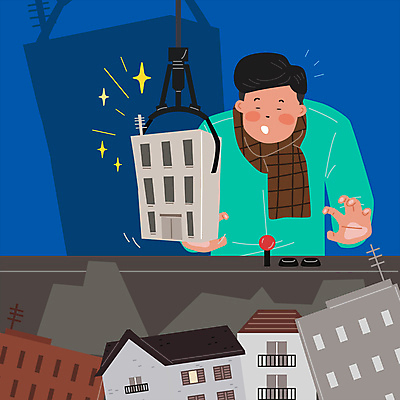 남자 부동산 주택 집게 한명 상반신 성인 건물 투자 뽑기 뽑기머신 성인남자한명만 들어올리기 모션그래픽 MP4 MOV 1 건축물 비즈니스 모션 사람 재산 동영상 남자한명만 성인남자만 파일형식