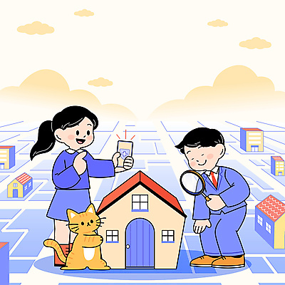 전신 응시 여자 남자 돋보기 부동산 주택 설명 들기 성인 두명 스마트폰 고양이 가리킴 이사 정책 성인만 무릎구부리기 모션그래픽 MP4 MOV 시선 포즈 포유류 모션 사람 손짓 건물 핸드폰 스마트기기 반려동물 재산 동영상 파일형식