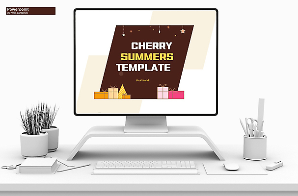 템플릿 사람없음 선물상자 갈색 유행 PPT 프레젠테이션 문서템플릿 애니형PPT 2023년 9P 이미지템플릿 컬러 선물 상자 연도 파일형식