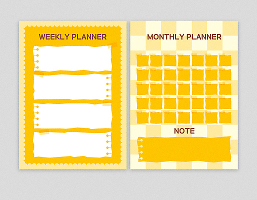 내지 일러스트 문구용품 사람없음 세트 노란색 다이어리 팬시 꾸미기 플래너 카피스페이스 다꾸 국내일러스트 AI파일 컬러 사무용품 공백 오브젝트 신조어 약어 파일형식 벡터