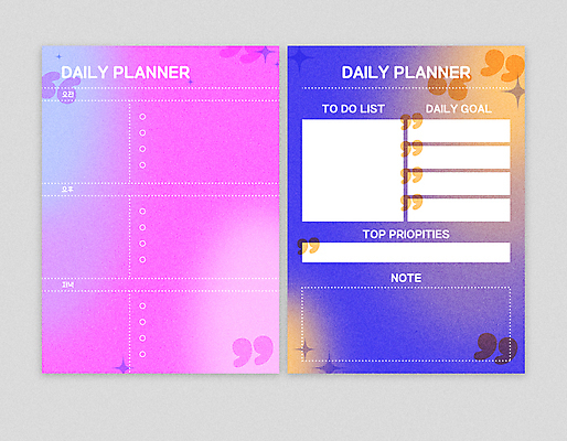 내지 분홍색 일러스트 사람없음 파란색 세트 다이어리 팬시 꾸미기 플래너 큰따옴표 카피스페이스 다꾸 투두리스트 국내일러스트 AI파일 기호 컬러 사무용품 공백 신조어 리스트 약어 파일형식 벡터