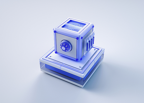 PSD 편집 편집이미지 사람없음 파란색 3D소스 3D 디지털 자료 네트워크 디지털합성 금고 데이터베이스 지문인식 로우폴리 편집3D 컬러 생체인식기술 파일형식