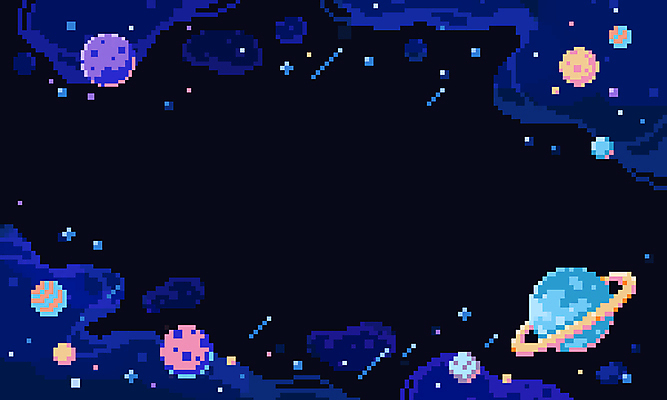 PSD 별 백그라운드 일러스트 사람없음 파란색 우주 행성 유성 남색 운석 픽셀 국내일러스트 자연요소 컬러 파일형식