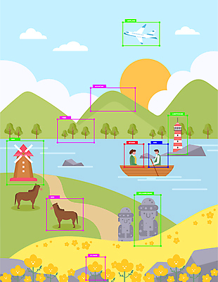 나무 여자 남자 꽃 일러스트 산 비행기 등대 풍경 상반신 성인 두명 제주도 자료 풍차 말_동물 승차 돌하르방 분석 유채 선박 성인만 AI_인공지능 국내일러스트 AI파일 식물 컨셉 수상교통 포유류 항공교통 모션 대중교통 한국 사람 파일형식 벡터