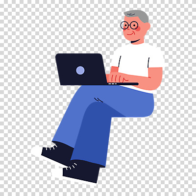 전신 편집이미지 노년 남자 한명 들기 누끼 노트북 다리꼬기 타이핑 PNG 노인남자한명만 1 모션 사람 성인 전자제품 남자한명만 노인남자만 파일형식