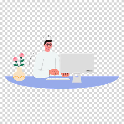 편집이미지 응시 남자 화분 한명 누끼 상반신 성인 모니터 타이핑 PNG 성인남자한명만 1 시선 사람 컴퓨터 남자한명만 성인남자만 파일형식