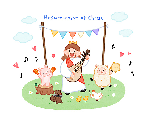 전신 PSD 구름 캐릭터 남자 십자가 연주 음표 일러스트 부활절 병아리 한명 들기 성인 기타 하트 토끼 닭 양 예수 흔들림 다람쥐 통나무 탬버린 지휘 하모니카 가랜드 마라카스 성인남자한명만 일러캐릭터 자연요소 모양 나무 1 기호 기념일 음악 포유류 모션 조류 현악기 타악기 관악기 사람 반려동물 신_종교 설치류 파티용품 남자한명만 성인남자만 파일형식