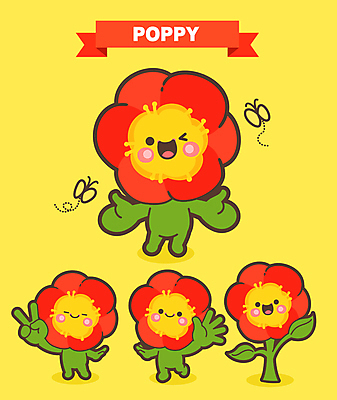 캐릭터 나비 일러스트 팔벌리기 윙크 사람없음 노란색 눈감음 축제 브이 손인사 양귀비 지역축제 대한민국축제 일러캐릭터 AI파일 꽃 컬러 곤충 모션 표정 손짓 인사 파일형식 벡터