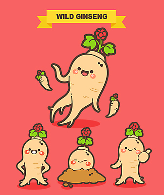 캐릭터 허리손 일러스트 윙크 미소 사람없음 눈감음 축제 흙 따봉 인삼꽃 지역축제 묻힘 산양삼 대한민국축제 일러캐릭터 AI파일 꽃 포즈 모션 표정 최고 인삼 파일형식 벡터