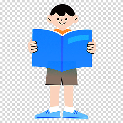 전신 편집이미지 남자 어린이 한명 들기 누끼 소년 책 파란색 독서 PNG 소년한명만 1 컬러 모션 사람 남자한명만 소년만 파일형식