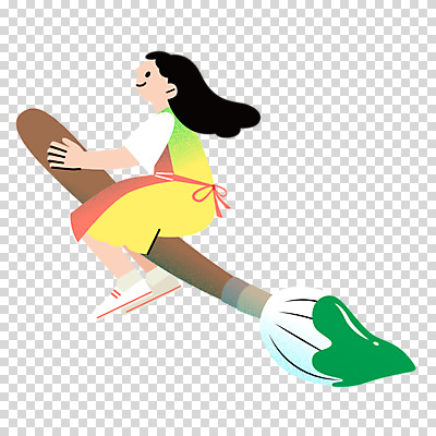 전신 편집이미지 여자 어린이 한명 누끼 소녀 앞치마 붓 승차 PNG 소녀한명만 1 모션 사람 여자한명만 소녀만 파일형식