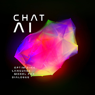 PSD 편집이미지 추상 사람없음 컬러풀 3D 디지털합성 기하학 지오메트릭 편집소스 채팅봇 AI_인공지능 이미지편집 편집3D 컬러 무늬 파일형식