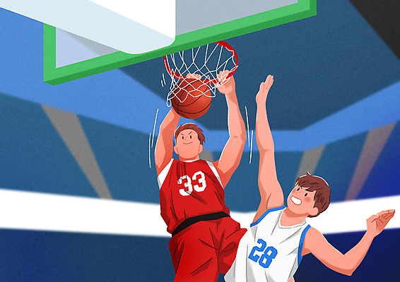 PSD 남자 일러스트 농구 농구공 경기 상반신 성인 두명 손들기 잡기 농구선수 농구대 농구복 농구장 덩크 손뻗기 덩크슛 성인남자만 국내일러스트 스포츠 공 스포츠시설 모션 운동선수 사람 운동복 구기 골대 남자만 성인만 파일형식