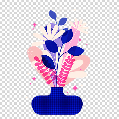 편집이미지 꽃 자연 누끼 사람없음 파란색 반짝임 꽃병 봄 오브젝트 PNG 식물 계절 컬러 모션 생태계 파일형식
