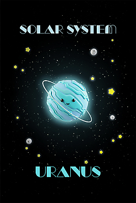 PSD 편집 편집이미지 캐릭터 별 사람없음 3D소스 3D 디지털합성 태양계 천왕성 편집3D 자연요소 우주 행성 파일형식