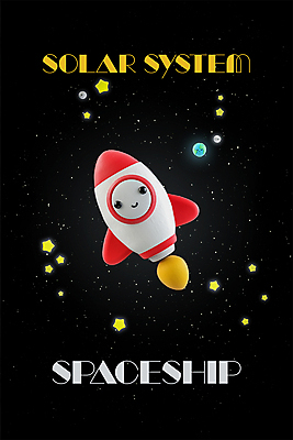 PSD 편집 편집이미지 캐릭터 별 지구 사람없음 3D소스 3D 행성 로켓 달 우주선 디지털합성 태양계 편집3D 자연요소 우주 파일형식