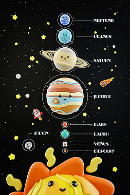 PSD 편집 편집이미지 캐릭터 별 지구 사람없음 태양 3D소스 3D 로켓 유성 우주선 디지털합성 태양계 토성 목성 금성 수성 천왕성 해왕성 화성 편집3D 자연요소 우주 행성 파일형식