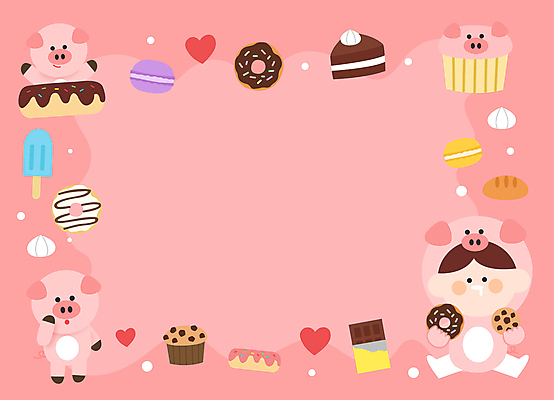 전신 캐릭터 남자 어린이 빵 분홍색 일러스트 아이스크림 프레임 한명 들기 앉기 소년 쿠키 케이크 초콜릿 십이지신 돼지 도넛 생크림 머핀 마카롱 소년한명만 카피스페이스 일러캐릭터 AI파일 1 음식 컬러 포유류 모션 디저트 사람 공백 크림 남자한명만 소년만 파일형식 벡터