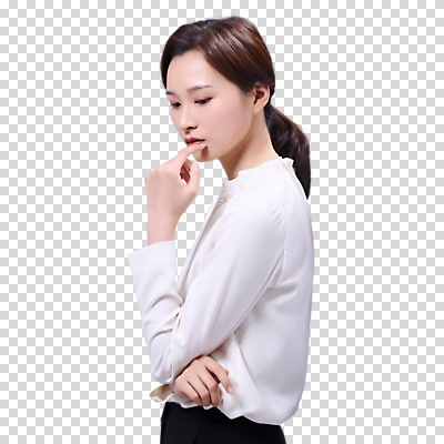 편집이미지 여자 한명 누끼 정장 20대 성인 턱괴기 한국인 비즈니스우먼 고민 PNG 성인여자한명만 1 옷 감정 비즈니스 모션 사람 동양인 청년 직장인 여자한명만 성인여자만 파일형식