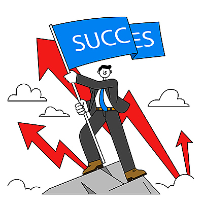 전신 남자 화살표 일러스트 성공 산 한명 들기 성인 깃발 비즈니스맨 정상 상승 성인남자한명만 국내일러스트 AI파일 1 컨셉 비즈니스 모션 사람 직장인 남자한명만 성인남자만 파일형식 벡터