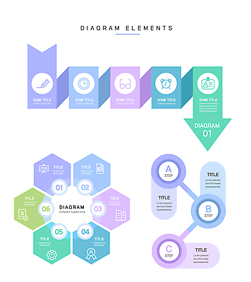 화살표 일러스트 비즈니스 그래프 사람없음 육각형 엘리먼트 국내일러스트 AI파일 도형 파일형식 벡터