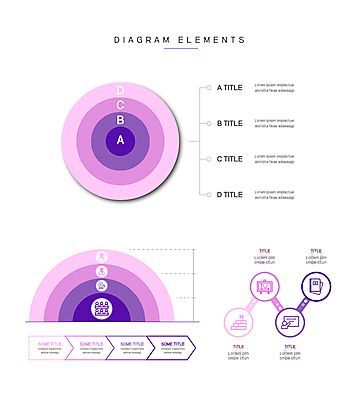 교육 분홍색 일러스트 그래프 사람모양 사람없음 책 보라색 칠판 원형 엘리먼트 국내일러스트 AI파일 모양 도형 컬러 파일형식 벡터