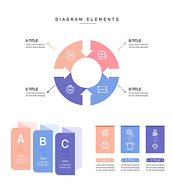 화살표 시계 일러스트 그래프 사람없음 원형 지갑 엘리먼트 국내일러스트 AI파일 도형 파일형식 벡터