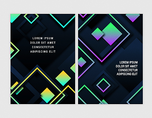 포스터 백그라운드 패턴 일러스트 사람없음 세트 사각형 남색 모던 그라데이션 기하학 민트색 국내일러스트 AI파일 도형 컬러 무늬 파일형식 벡터