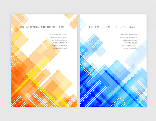포스터 백그라운드 패턴 일러스트 사람없음 파란색 세트 사각형 주황색 모던 기하학 국내일러스트 AI파일 도형 컬러 무늬 파일형식 벡터