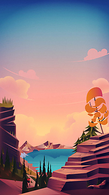 나무 구름 자연 하늘 레저 한명 풍경 성인 강 자전거 일몰 절벽 가을 승차 성인한명만 모션그래픽 MP4 MOV 자연요소 식물 1 계절 모션 사람 노을 바이크 생태계 동영상 성인만 파일형식